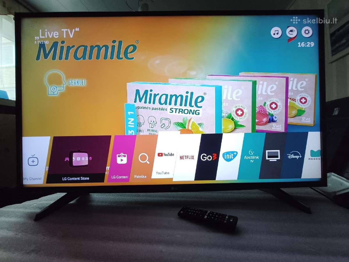 LG 43" 109cm Smart 4k Uhd - nuotraukos Nr. 2