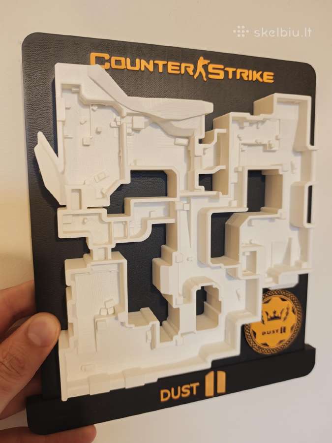 Cs2 / Counter-strike Dust II 3D žemėlapis - nuotraukos Nr. 2