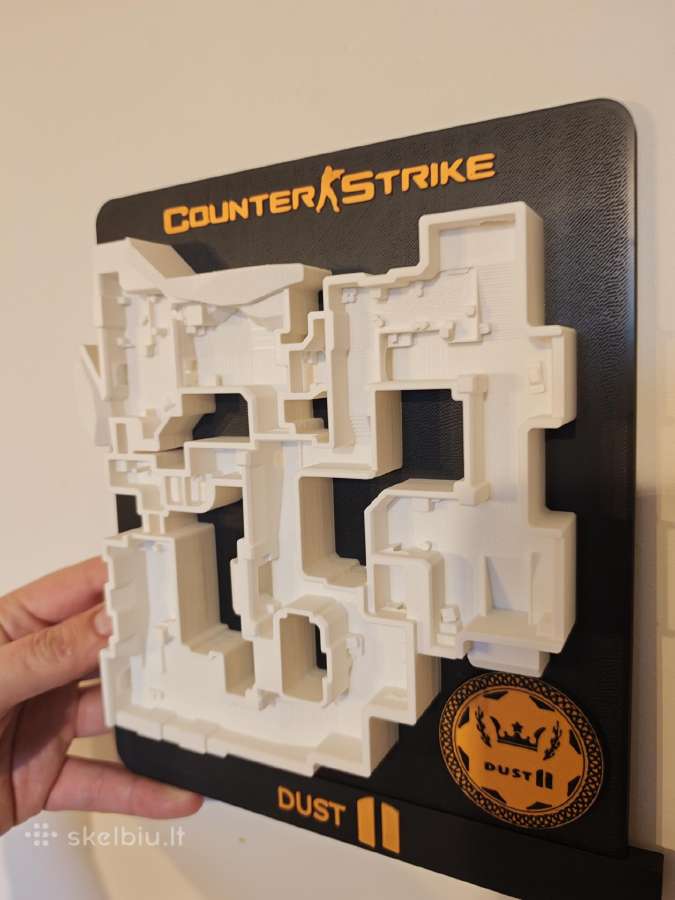 Cs2 / Counter-strike Dust II 3D žemėlapis - nuotraukos Nr. 3