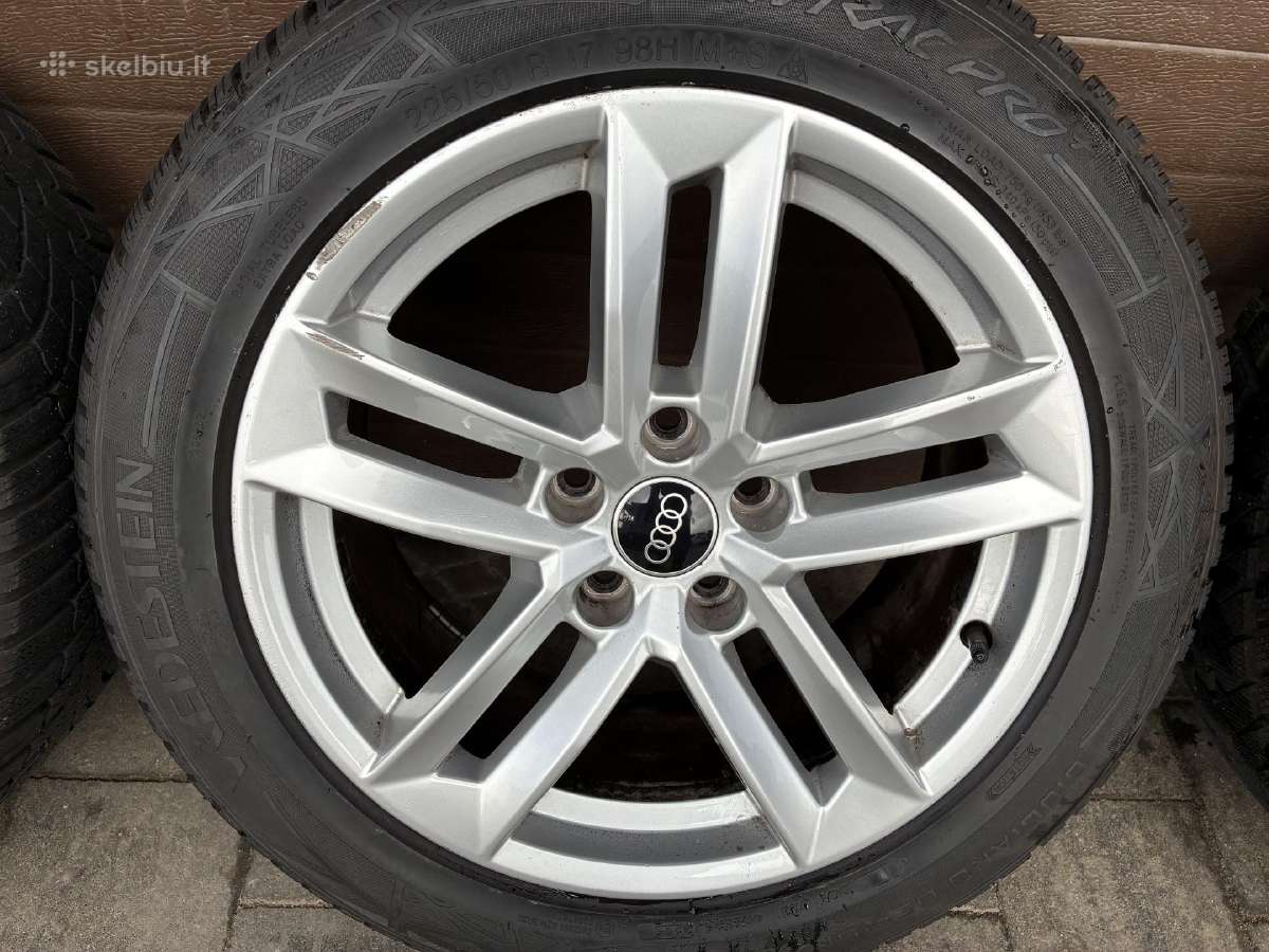 Originalūs Audi A4 B9 R17 ratai su padangomis - nuotraukos Nr. 4