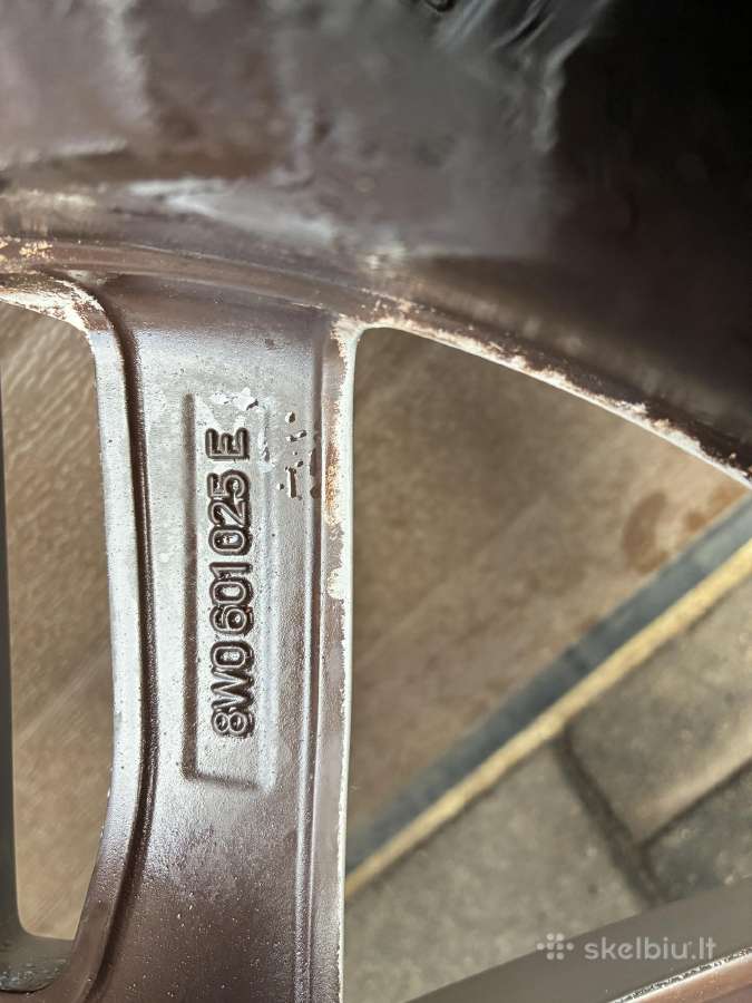 Originalūs Audi A4 B9 R17 ratai su padangomis - nuotraukos Nr. 20