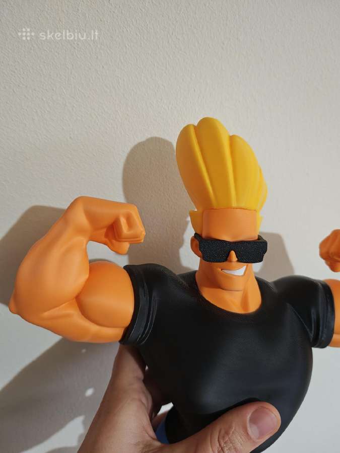 Johnny Bravo didelė figūrėlė (3D dekoracija) - nuotraukos Nr. 3