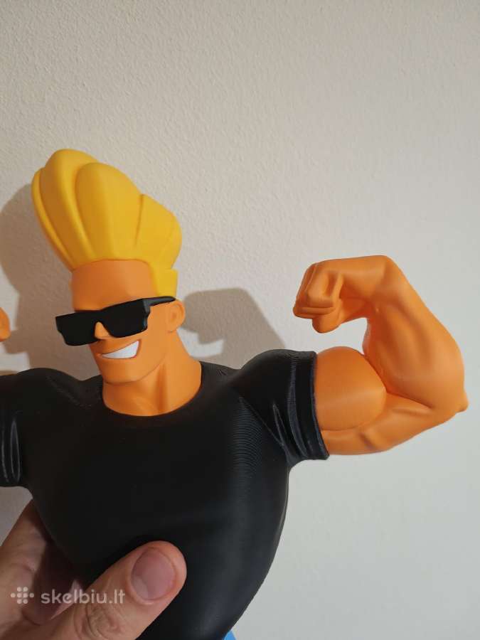Johnny Bravo didelė figūrėlė (3D dekoracija) - nuotraukos Nr. 4