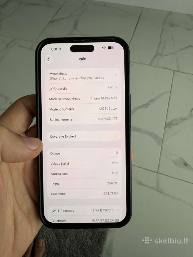 iPhone 14 Pro Max puikios būklės, baterija 92% - nuotraukos Nr. 8