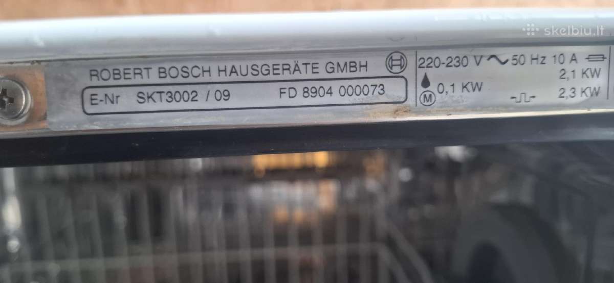 Indaplove Bosch kompakt - nuotraukos Nr. 5