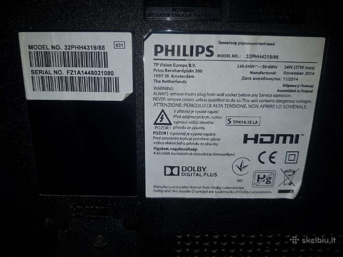 4000 serija LED TV Philips,„digital Crystal Clear“ - nuotraukos Nr. 5