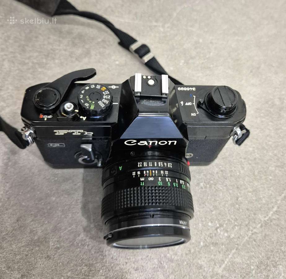 Klasikinis juostinis fotoaparatas Canon Ftb Ql - nuotraukos Nr. 2