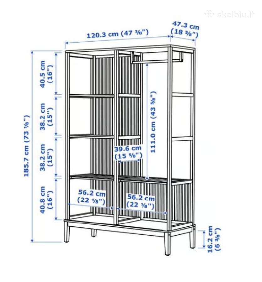 Ikea Nordkisa spinta - nuotraukos Nr. 4