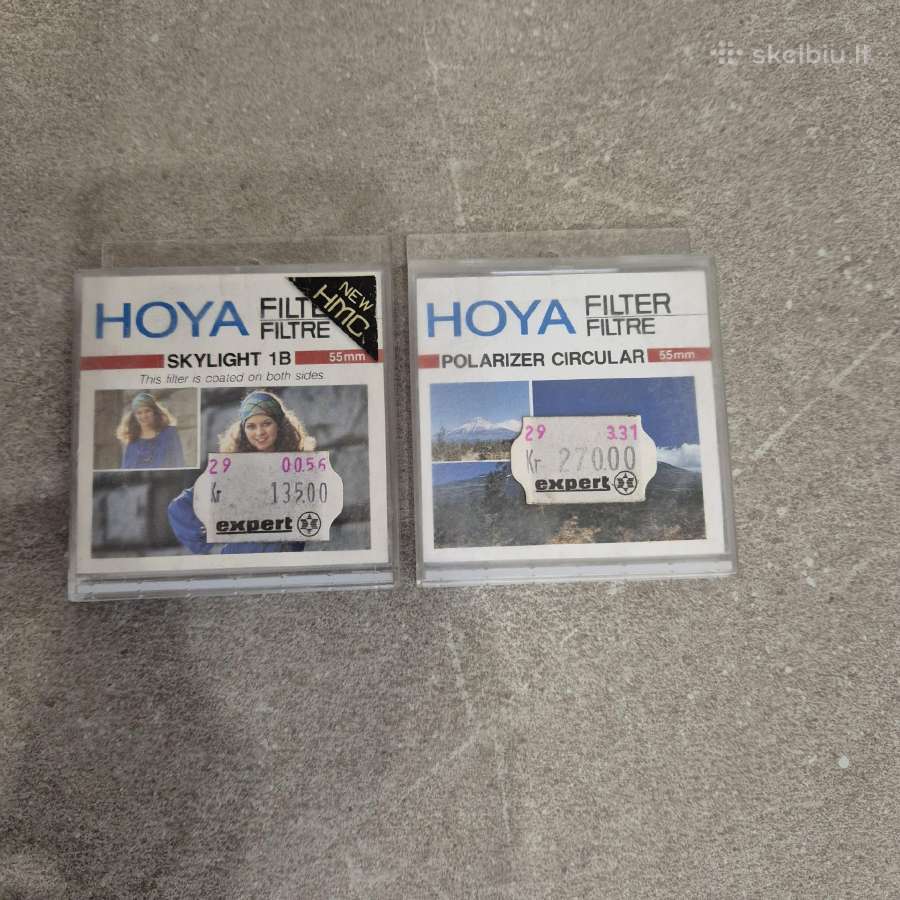 Hoya 55mm filtrų komplektas - nuotraukos Nr. 2