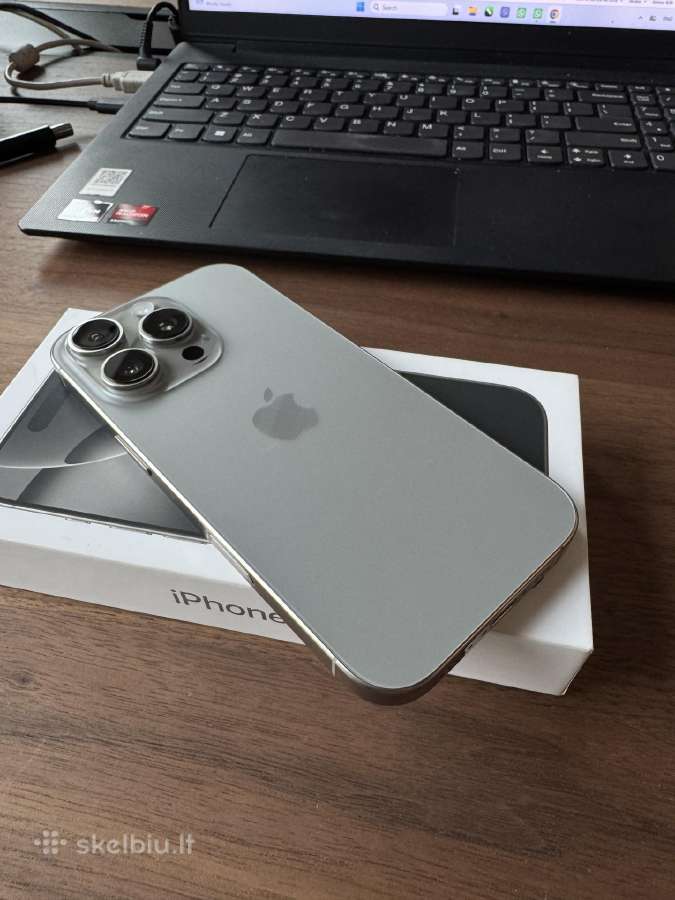 iPhone 16 Pro 256gb Natural titanium Idealus - nuotraukos Nr. 2