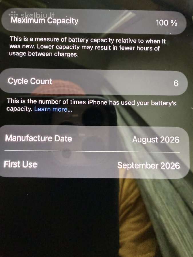 iPhone 18 Pro Max 1tb - nuotraukos Nr. 5