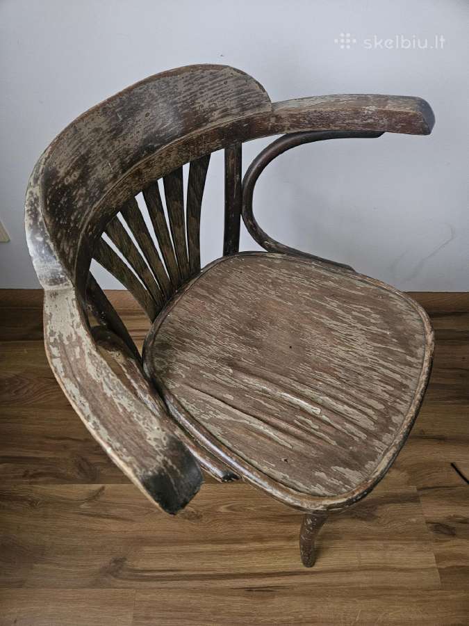 Thonet A-165 kede kreslas senovine - nuotraukos Nr. 9