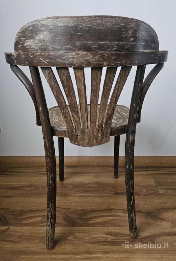 Thonet A-165 kede kreslas senovine - nuotraukos Nr. 10