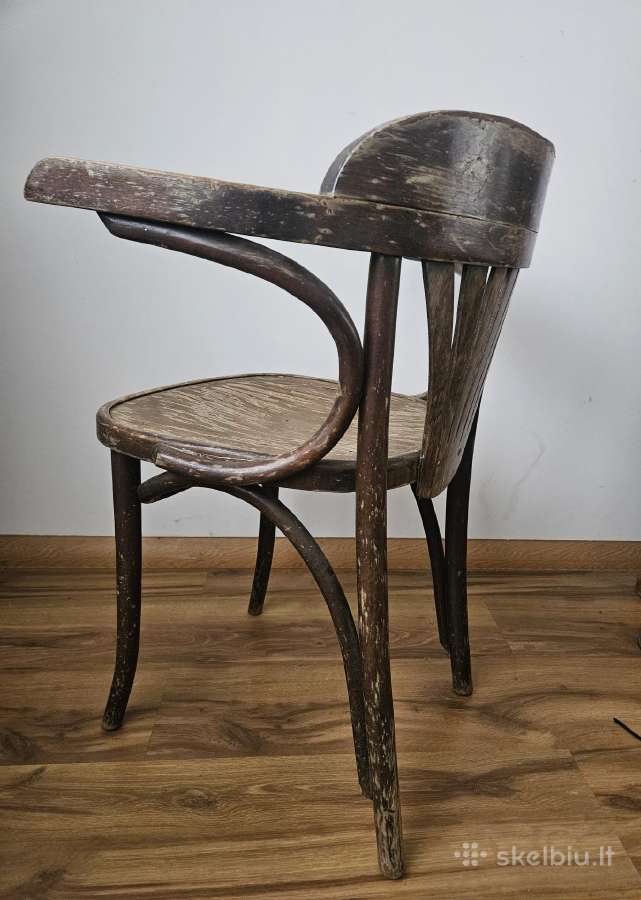 Thonet A-165 kede kreslas senovine - nuotraukos Nr. 4