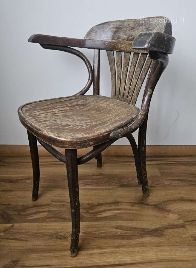Thonet A-165 kede kreslas senovine - nuotraukos Nr. 11