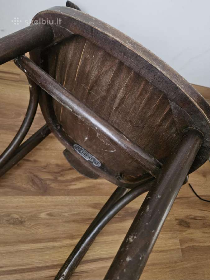 Thonet A-165 kede kreslas senovine - nuotraukos Nr. 3