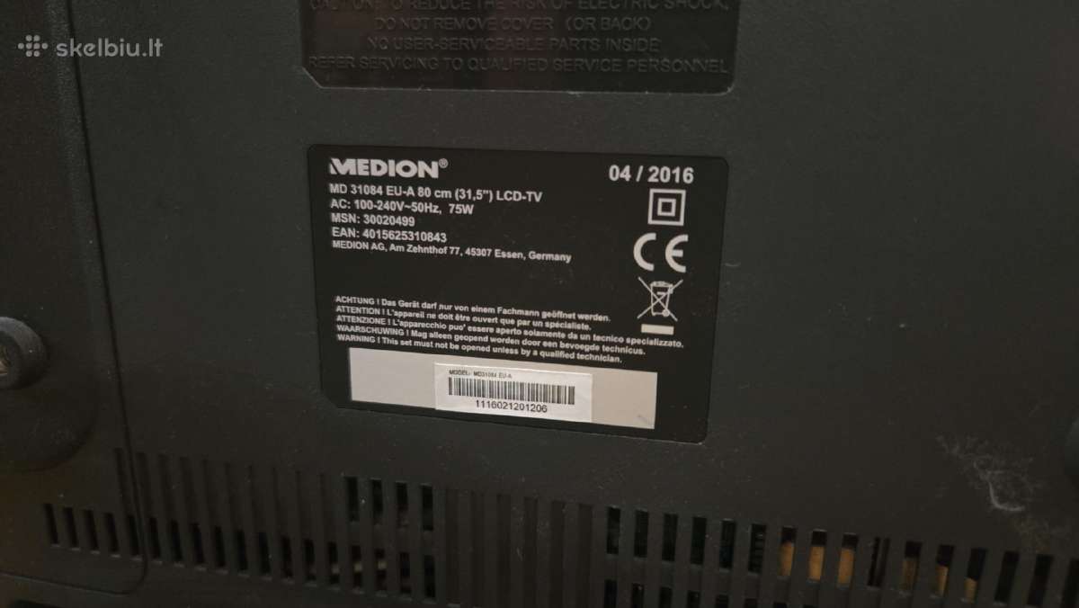 Medion Md 31084 Eu-a 80 cm (31,5 colio) - nuotraukos Nr. 10