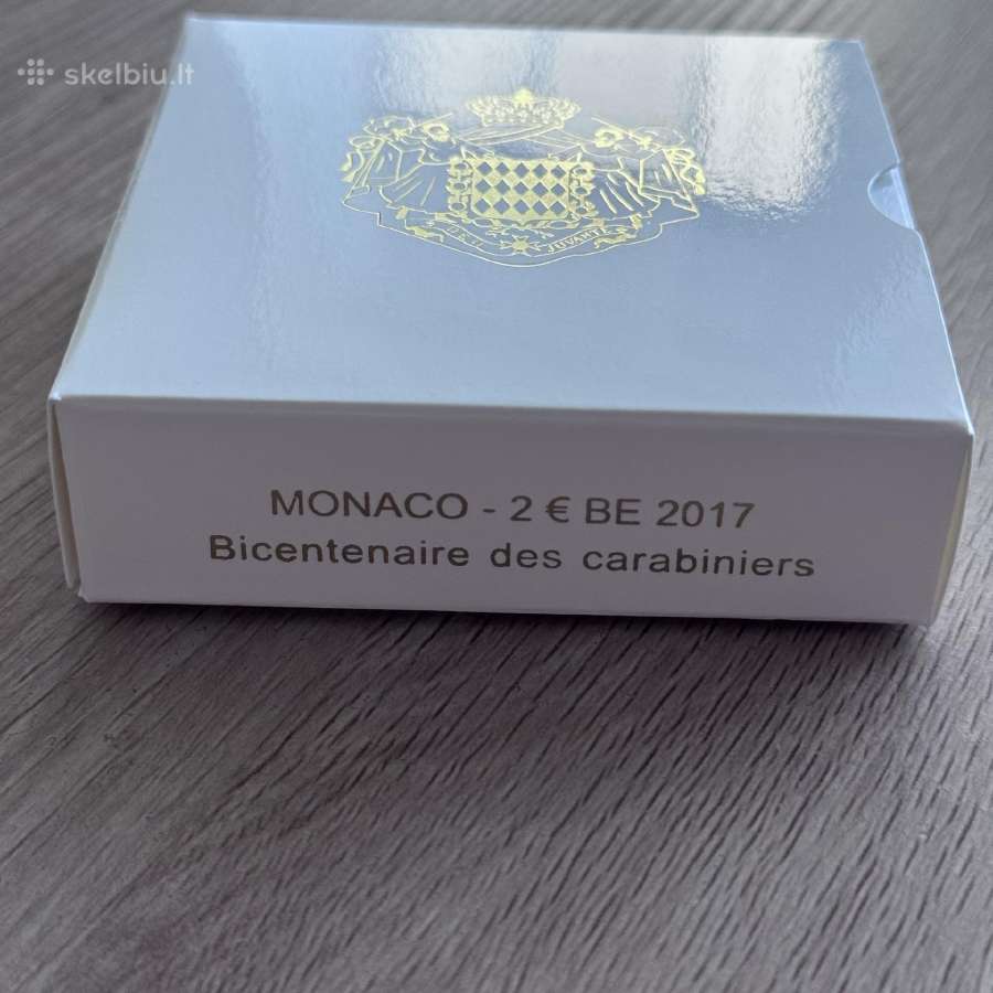 Monako 2017 proginė 2€ moneta - nuotraukos Nr. 2