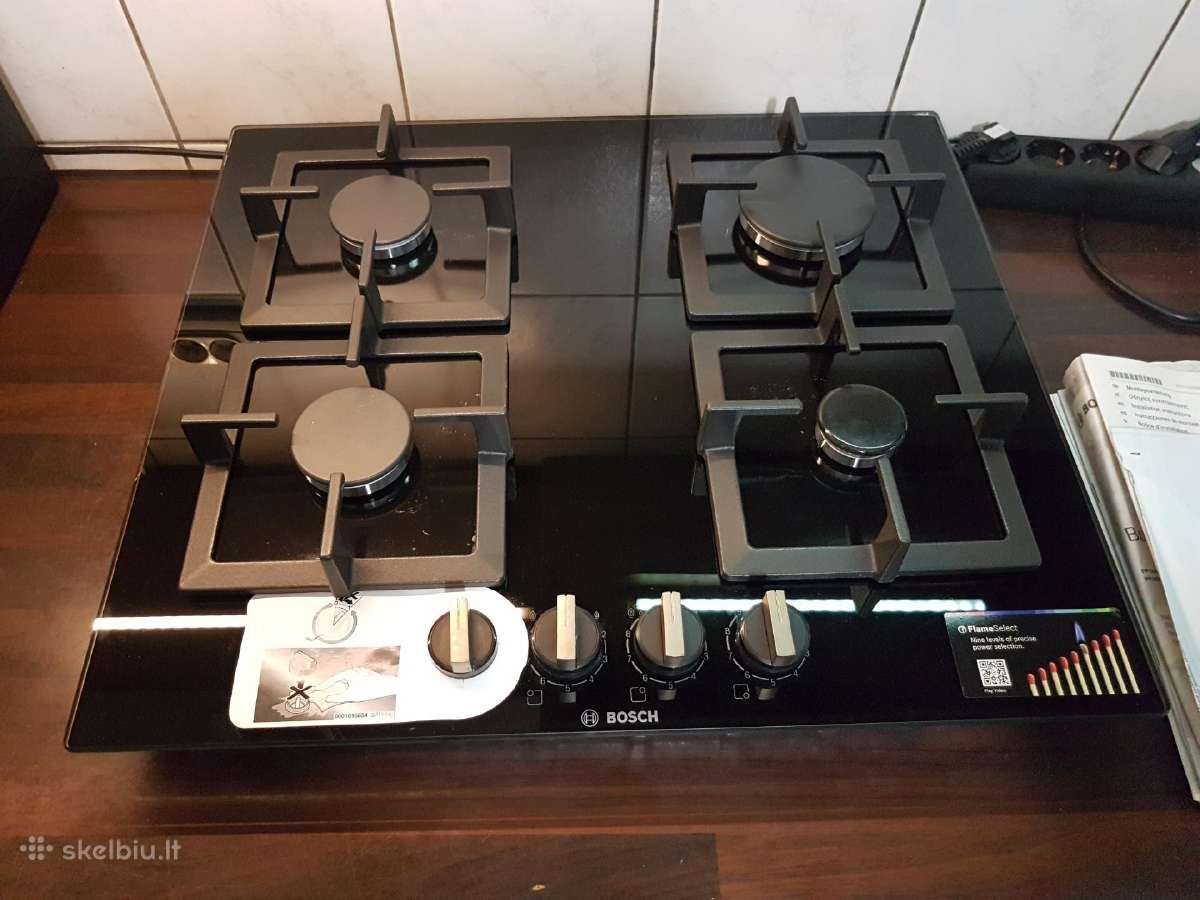 Bosch Serija 6, Dujinė kaitlentė, 60 cm, stiklas - nuotraukos Nr. 10