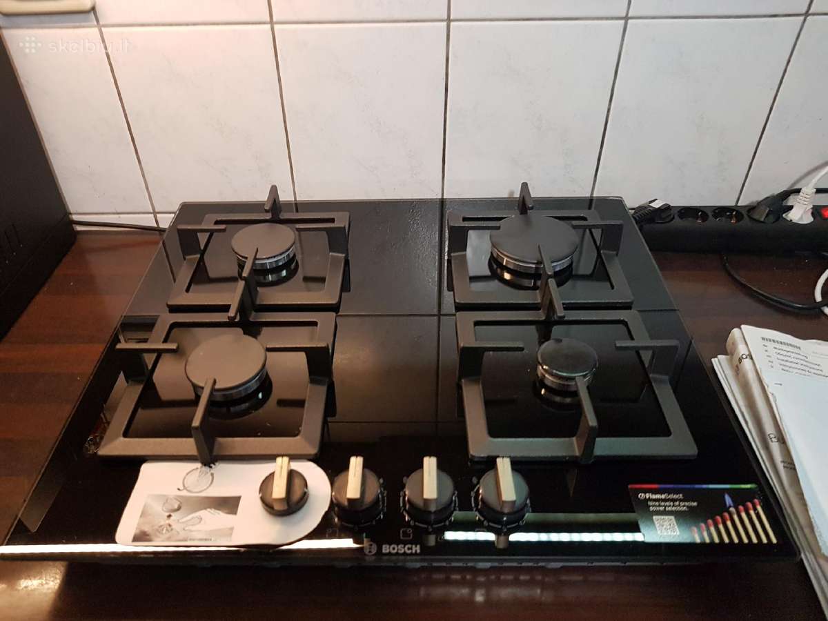 Bosch Serija 6, Dujinė kaitlentė, 60 cm, stiklas - nuotraukos Nr. 13