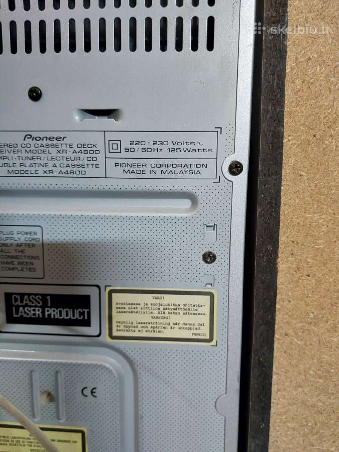 Pioneer Xr-a4800 - nuotraukos Nr. 5