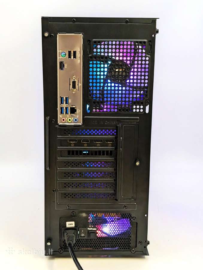 Žaidimų Pc Ryzen 5 5500 16gb Rx 5700 XT SSD+HDD - nuotraukos Nr. 8