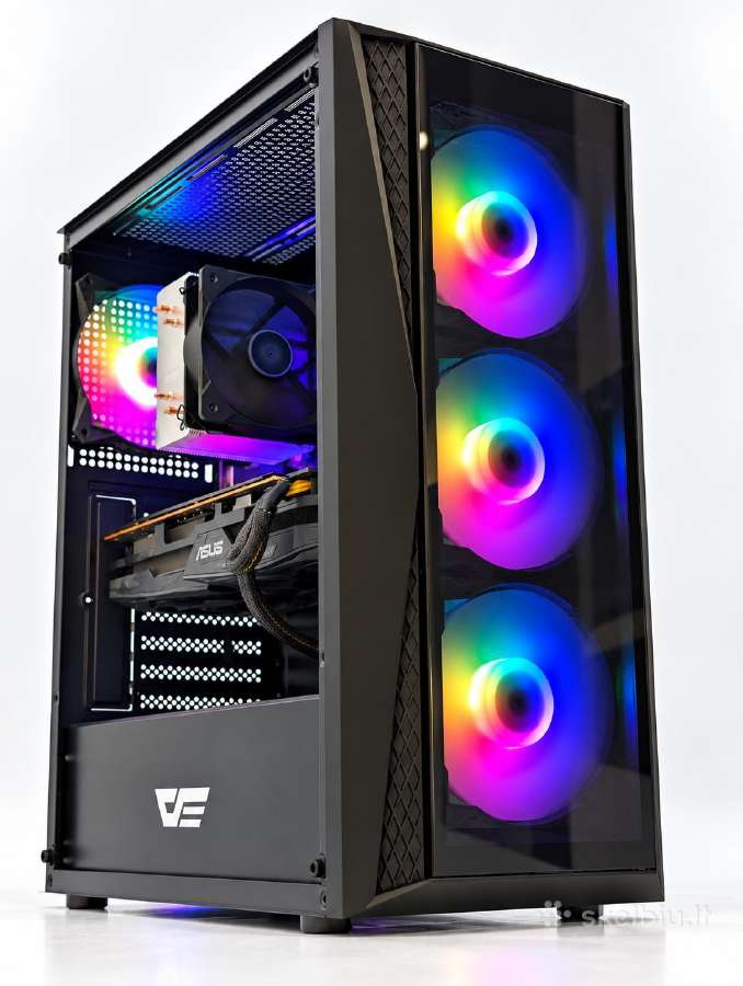 Žaidimų Pc Ryzen 5 5500 16gb Rx 5700 XT SSD+HDD - nuotraukos Nr. 2