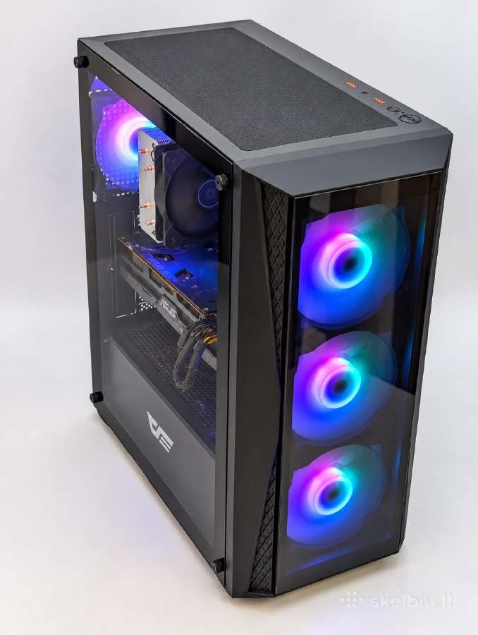 Žaidimų Pc Ryzen 5 5500 16gb Rx 5700 XT SSD+HDD - nuotraukos Nr. 3