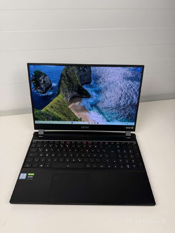 Gigabyte Aero 15 Oled Rtx 2070 I9 9980hk 32gb RAM - nuotraukos Nr. 2