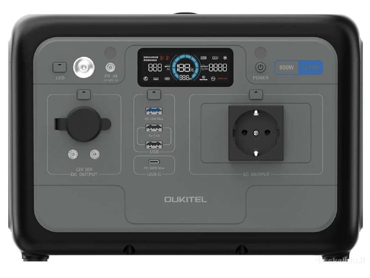 Elektros stotelė Oukitel P800 e power bankas - nuotraukos Nr. 2