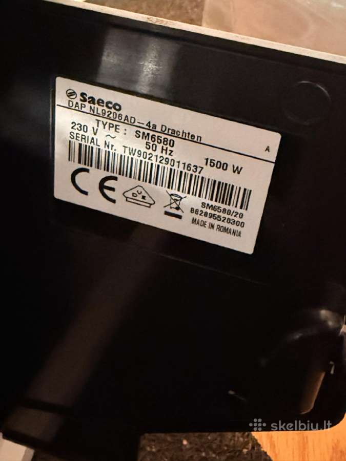 Saeco Sm6580 - nuotraukos Nr. 6