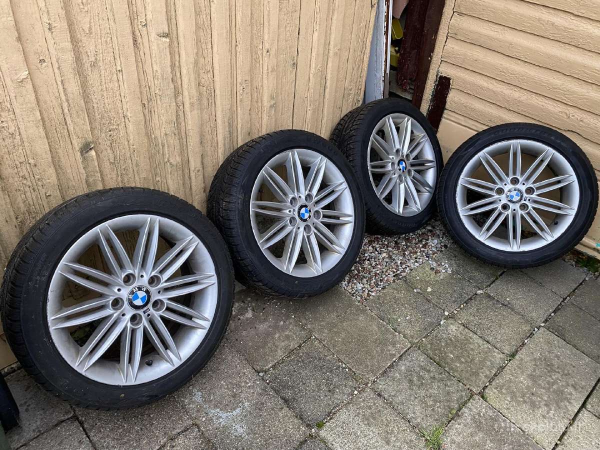 Bmw ratlankiai su žieminėmis padangomis 225/45r17 - nuotraukos Nr. 3