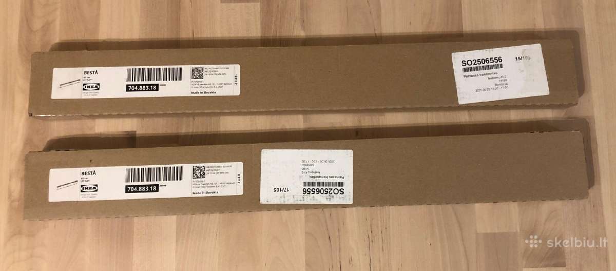 Ikea Besta sieninis tvirtinimo profilis, 2 vnt. - nuotraukos Nr. 2