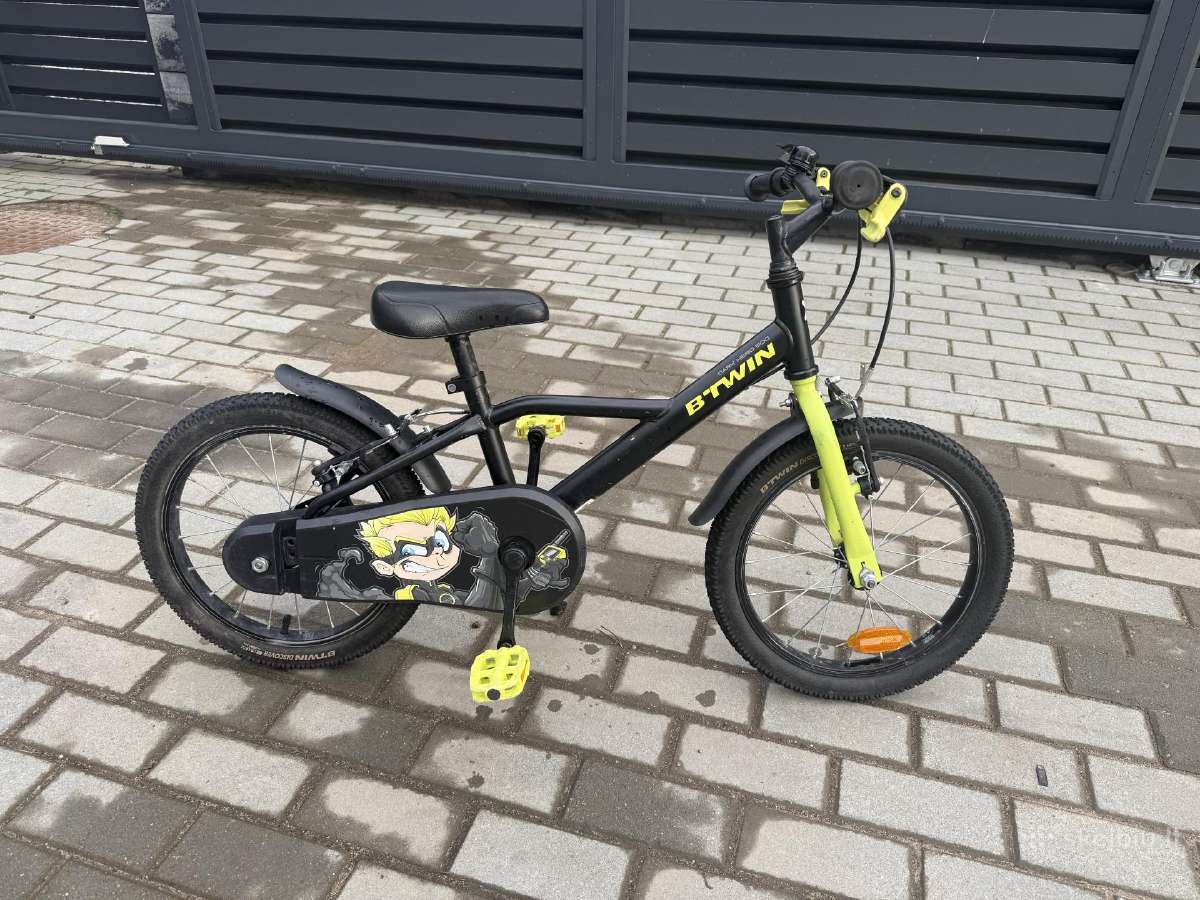 Btwin 500 Dark Hero 16" vaikiškas dviratis - nuotraukos Nr. 2