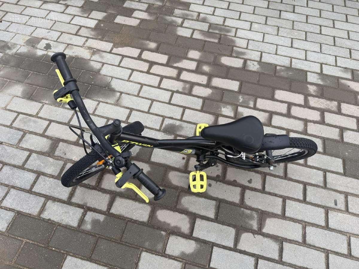 Btwin 500 Dark Hero 16" vaikiškas dviratis - nuotraukos Nr. 3