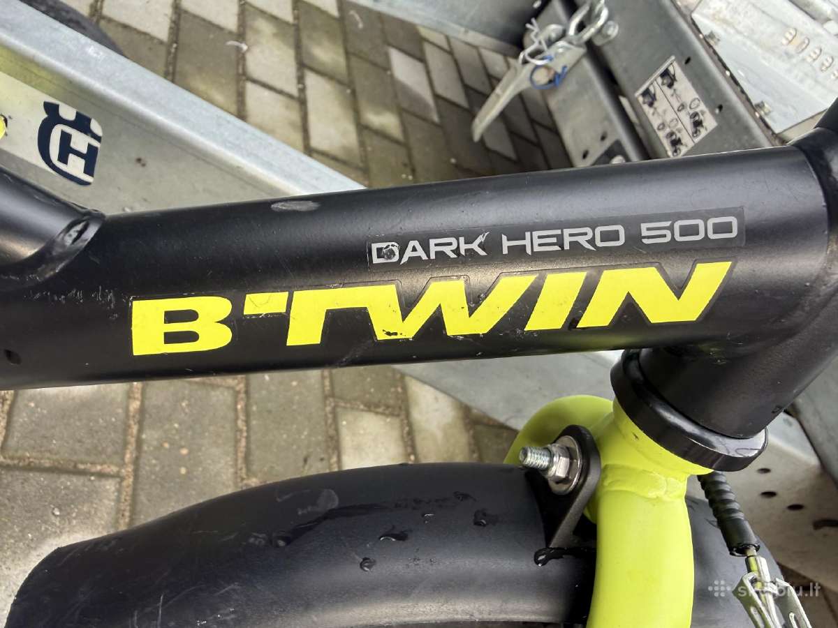 Btwin 500 Dark Hero 16" vaikiškas dviratis - nuotraukos Nr. 4