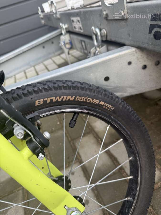Btwin 500 Dark Hero 16" vaikiškas dviratis - nuotraukos Nr. 5