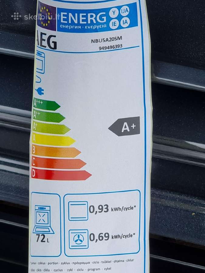 Naujos Aeg Nbu5a20sm / Ou5b40wsm+ garantija - nuotraukos Nr. 23