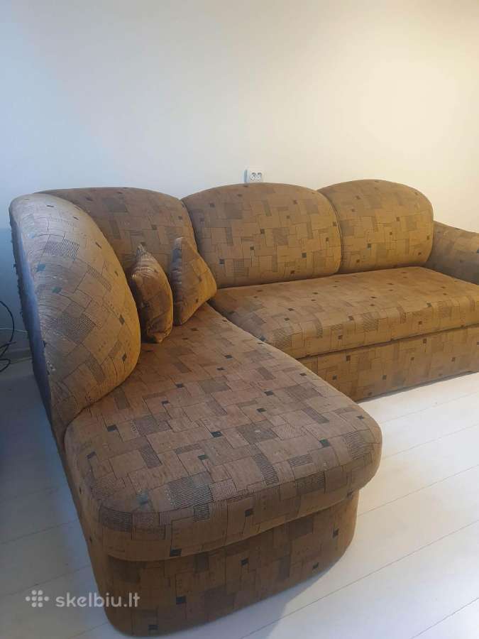 Geros būklės sofa lova kampas. - nuotraukos Nr. 2