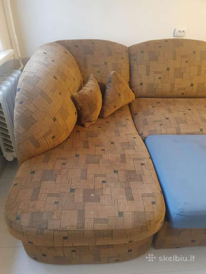 Geros būklės sofa lova kampas. - nuotraukos Nr. 3