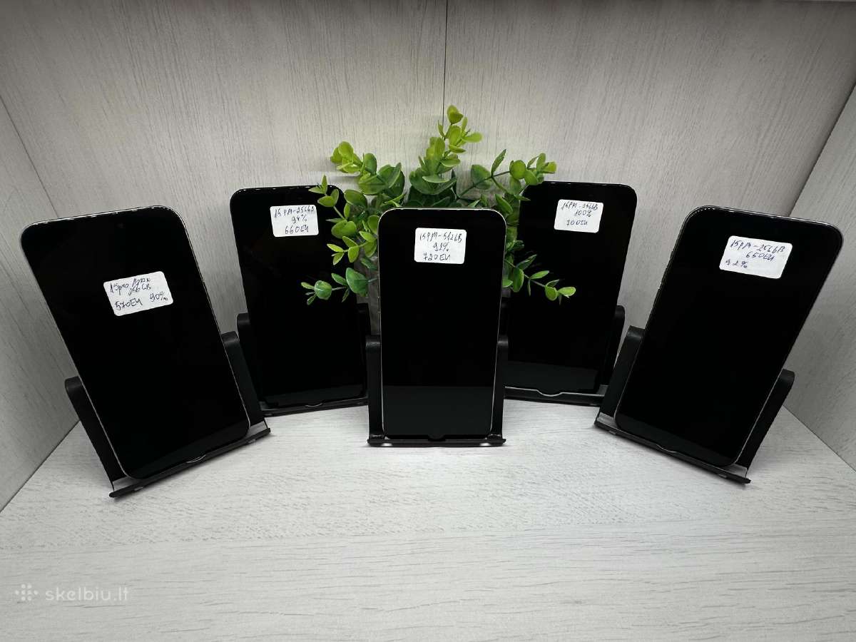 iPhone 15 Pro Max 256gb-512gb Garantija 180 D. - nuotraukos Nr. 3