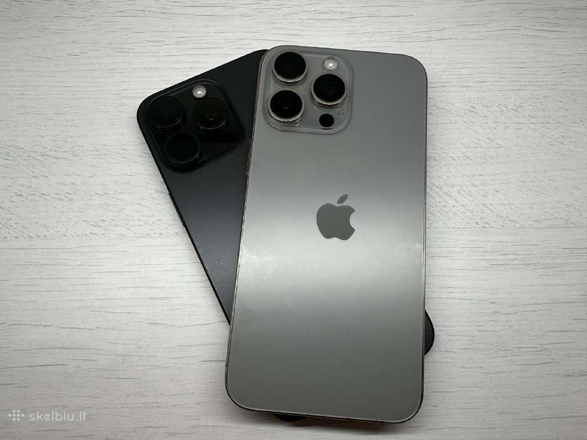 iPhone 15 Pro Max 256gb-512gb Garantija 180 D. - nuotraukos Nr. 2
