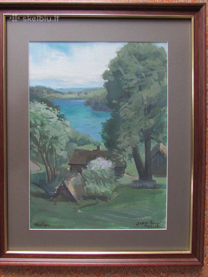 J. Buračas. Du tapybos darbai - nuotraukos Nr. 7
