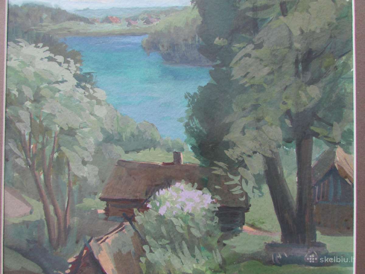 J. Buračas. Du tapybos darbai - nuotraukos Nr. 11