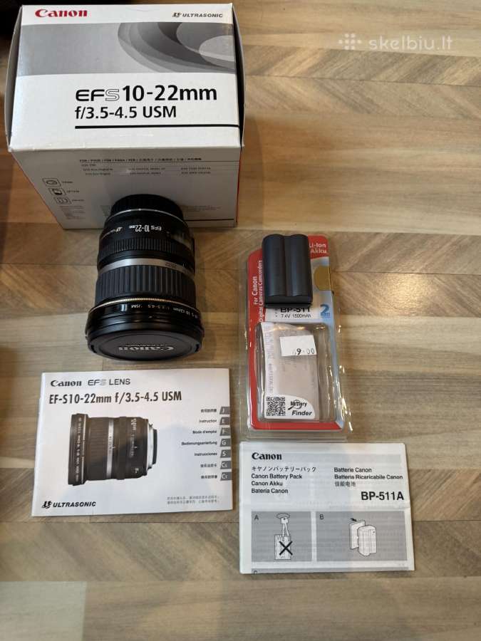 Canon EOS 20d fotoaparato komplektas su 2 objektyv - nuotraukos Nr. 3