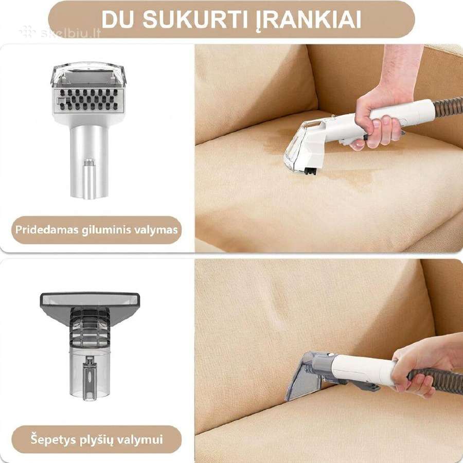 Teendow C3 Drėgno valymo siurblys giluminis baldam - nuotraukos Nr. 12