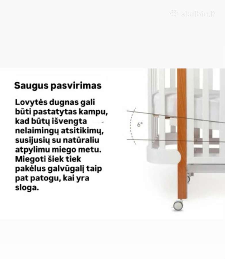 Skubiai parduodame vaikiska lovyte tik 50 eur - nuotraukos Nr. 2