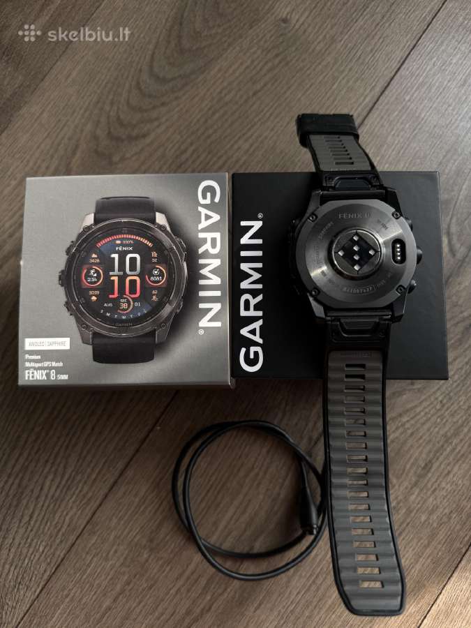Garmin Fenix 8 51mm Amoled Sapphire Titanium - nuotraukos Nr. 3