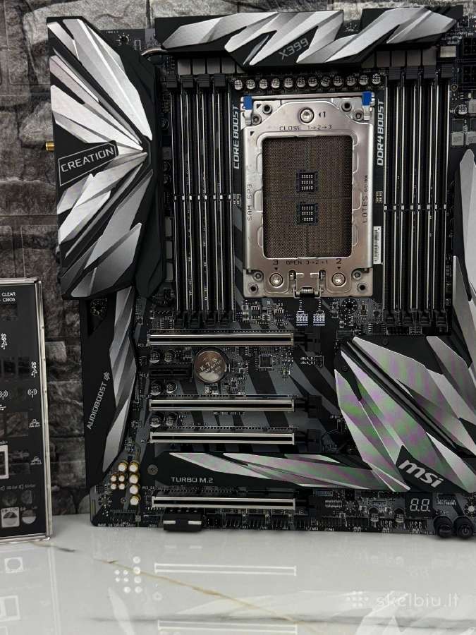 Msi Meg X399 Creation - nuotraukos Nr. 4