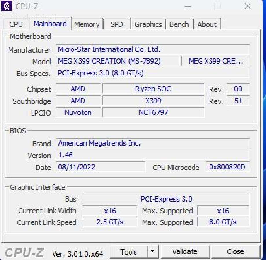 Msi Meg X399 Creation - nuotraukos Nr. 19
